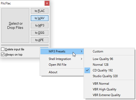 FlicFlac Audio Converter